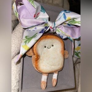 Mr. Toasty Coin Purse with Spring Floral Twilly. New